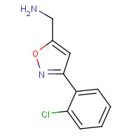 543713-32-2 [3-(2-chlorophenyl)-1,2-oxazol-5-yl]methanamine chemical structure