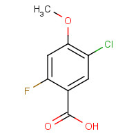 211172-72-4 5-chloro-2-fluoro-4-methoxybenzoic acid chemical structure