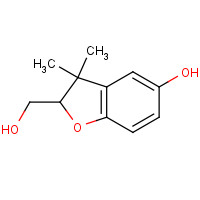 138854-50-9 2-(hydroxymethyl)-3,3-dimethyl-2H-1-benzofuran-5-ol chemical structure
