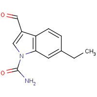 1386456-32-1 6-ethyl-3-formylindole-1-carboxamide chemical structure