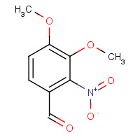 55149-84-3 3,4-dimethoxy-2-nitrobenzaldehyde chemical structure