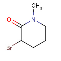 49785-85-5 3-bromo-1-methylpiperidin-2-one chemical structure