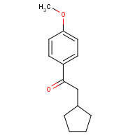 24188-99-6 2-cyclopentyl-1-(4-methoxyphenyl)ethanone chemical structure