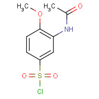 3746-67-6 3-acetamido-4-methoxybenzenesulfonyl chloride chemical structure