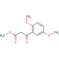 1225553-37-6 methyl 3-(2,5-dimethoxyphenyl)-3-oxopropanoate chemical structure