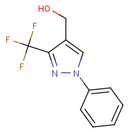 875657-54-8 [1-phenyl-3-(trifluoromethyl)pyrazol-4-yl]methanol chemical structure