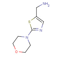 893729-75-4 (2-morpholin-4-yl-1,3-thiazol-5-yl)methanamine chemical structure