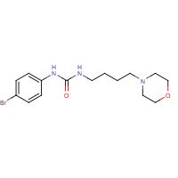 874449-99-7 1-(4-bromophenyl)-3-(4-morpholin-4-ylbutyl)urea chemical structure