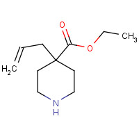 146935-75-3 ethyl 4-prop-2-enylpiperidine-4-carboxylate chemical structure
