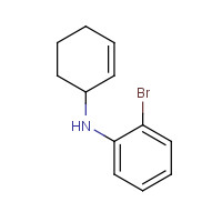 128650-01-1 2-bromo-N-cyclohex-2-en-1-ylaniline chemical structure
