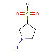 935260-57-4 3-methylsulfonylpyrrolidin-1-amine chemical structure