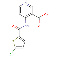 929214-64-2 4-[(5-chlorothiophene-2-carbonyl)amino]pyridine-3-carboxylic acid chemical structure