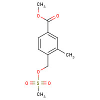 459841-22-6 methyl 3-methyl-4-(methylsulfonyloxymethyl)benzoate chemical structure