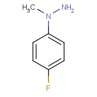 1978-54-7 1-(4-fluorophenyl)-1-methylhydrazine chemical structure