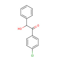 39774-18-0 1-(4-chlorophenyl)-2-hydroxy-2-phenylethanone chemical structure