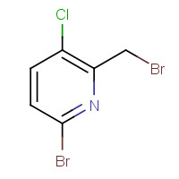 1227603-01-1 6-bromo-2-(bromomethyl)-3-chloropyridine chemical structure