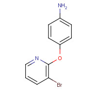 901925-53-9 4-(3-bromopyridin-2-yl)oxyaniline chemical structure