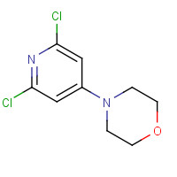 852333-60-9 4-(2,6-dichloropyridin-4-yl)morpholine chemical structure