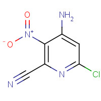 944388-71-0 4-amino-6-chloro-3-nitropyridine-2-carbonitrile chemical structure