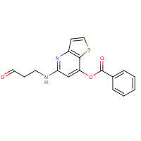 1015308-63-0 [5-(3-oxopropylamino)thieno[3,2-b]pyridin-7-yl] benzoate chemical structure