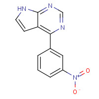 1443237-65-7 4-(3-nitrophenyl)-7H-pyrrolo[2,3-d]pyrimidine chemical structure