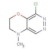 66643-52-5 8-chloro-4-methyl-2,3-dihydropyridazino[4,5-b][1,4]oxazine chemical structure