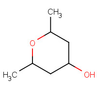 33747-09-0 2,6-dimethyloxan-4-ol chemical structure
