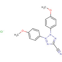 102568-48-9 2,3-bis(4-methoxyphenyl)tetrazol-2-ium-5-carbonitrile;chloride chemical structure