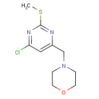 1246034-50-3 4-[(6-chloro-2-methylsulfanylpyrimidin-4-yl)methyl]morpholine chemical structure