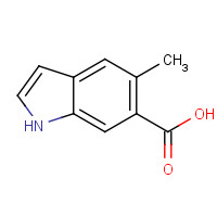 1167056-00-9 5-methyl-1H-indole-6-carboxylic acid chemical structure
