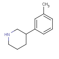343856-70-2 3-(3-methylphenyl)piperidine chemical structure