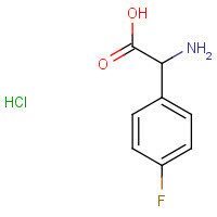 1219399-79-7 2-amino-2-(4-fluorophenyl)acetic acid;hydrochloride chemical structure