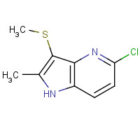 850785-54-5 5-chloro-2-methyl-3-methylsulfanyl-1H-pyrrolo[3,2-b]pyridine chemical structure