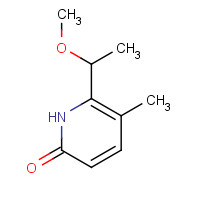 33252-74-3 6-(1-methoxyethyl)-5-methyl-1H-pyridin-2-one chemical structure