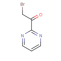 155468-45-4 2-bromo-1-pyrimidin-2-ylethanone chemical structure