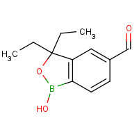 1437780-01-2 3,3-diethyl-1-hydroxy-2,1-benzoxaborole-5-carbaldehyde chemical structure