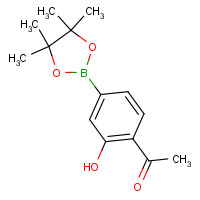1246560-24-6 1-[2-hydroxy-4-(4,4,5,5-tetramethyl-1,3,2-dioxaborolan-2-yl)phenyl]ethanone chemical structure
