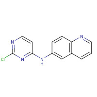 500543-10-2 N-(2-chloropyrimidin-4-yl)quinolin-6-amine chemical structure