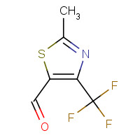 1034566-13-6 2-methyl-4-(trifluoromethyl)-1,3-thiazole-5-carbaldehyde chemical structure
