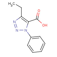 558441-00-2 5-ethyl-3-phenyltriazole-4-carboxylic acid chemical structure