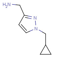 1364678-43-2 [1-(cyclopropylmethyl)pyrazol-3-yl]methanamine chemical structure