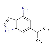 1000343-80-5 6-propan-2-yl-1H-indol-4-amine chemical structure