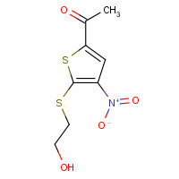 845266-22-0 1-[5-(2-hydroxyethylsulfanyl)-4-nitrothiophen-2-yl]ethanone chemical structure