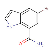 860624-91-5 5-bromo-1H-indole-7-carboxamide chemical structure