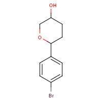 1476853-02-7 6-(4-bromophenyl)oxan-3-ol chemical structure