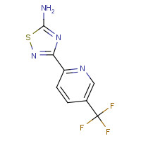1179361-18-2 3-[5-(trifluoromethyl)pyridin-2-yl]-1,2,4-thiadiazol-5-amine chemical structure