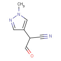 1039364-93-6 2-(1-methylpyrazol-4-yl)-3-oxopropanenitrile chemical structure