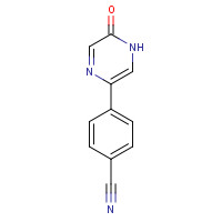 94589-92-1 4-(6-oxo-1H-pyrazin-3-yl)benzonitrile chemical structure
