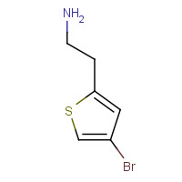 28783-37-1 2-(4-bromothiophen-2-yl)ethanamine chemical structure