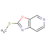169205-96-3 2-methylsulfanyl-[1,3]oxazolo[5,4-c]pyridine chemical structure